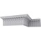 Ekena Millwork 11 3/8"H x 8 1/8"P x 13 7/8"F x 94 1/2"L, (3" Repeat) Springtime Crown Moulding MLD11X08X13SP - alternate 3